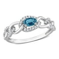 thumbnail image 2 of Everly Women's Topaz 10k White Gold Ring, 2 of 2