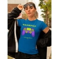 thumbnail image 2 of Do Not Play With Me  T-Shirt Women -Image by Shutterstock, Female 4X-Large, 2 of 4