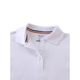 thumbnail image 3 of Smith's American Girls' Picot Trim Long-Sleeve Polo Shirt Color: white Size: 2t, 3 of 4