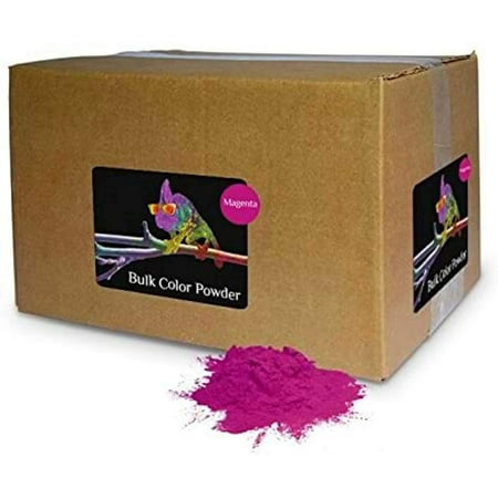 Chameleon Colors Bulk Color Powder  Magenta Holi Colored Chalk  25 Pounds