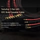 thumbnail image 2 of Cable de altavoz Tertullus Biwire, 8 conectores tipo pala y 4 conectores tipo banana, 2 of 7