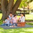 thumbnail image 3 of Picnic Blankets 120 x 180cm Recycled UV Resistant Rugs Plastic Rug Foldable Camping Blankets Indoor Rug for Garden RV Patio Deck Balcony BBQ Beach, 3 of 11