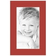 thumbnail image 2 of ArtToFrames 10x15" Deep Red Custom Mat for Picture Frame with Opening for 6x11" Photos. Mat Only, Frame Not Included (MAT-243), 2 of 5