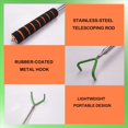 thumbnail image 1 of 3X Disc Golf Retriever Telescoping Disc Golf Durable Stainless Steel Disc Golf Retrieving Device Retrieve Discs,3 * Telescoping Disc Golf Grabber,green, 1 of 10