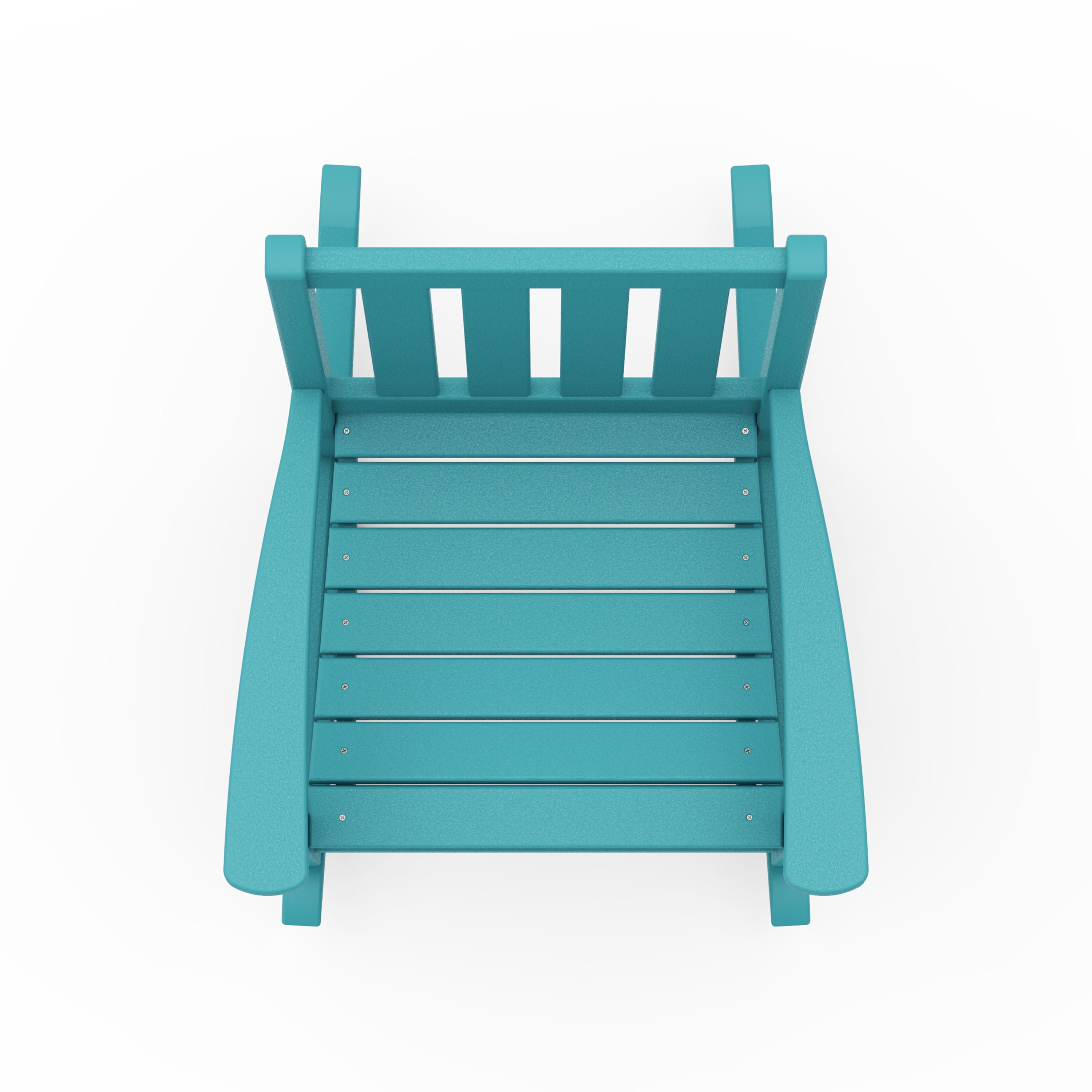 Better Homes & Gardens by POLYWOOD Southlake Outdoor Rocking Chair, All-Weather HDPE, Patio Seat, Aruba