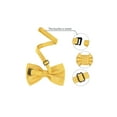 thumbnail image 3 of CORBATA DE LAZO PREATADA DE POLKA PARA HOMBRES INSPIRE CHIC DÍA DEL PADRE, CORBATAS DE BODA, COLOR AMARILLO, TALLA ÚNICA, 3 of 5
