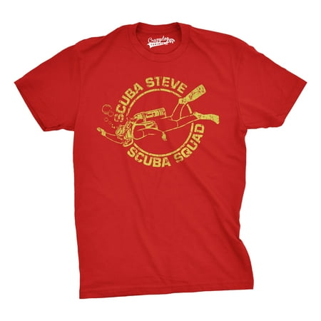 - Scuba Steve Scuba Squad T-Shirt Funny Movie T Shirt Retro Boating Joke