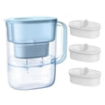 thumbnail image 1 of Jarra con filtro de agua Waterdrop, 10 tazas, 200 galones, azul, 1 of 8