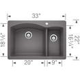 thumbnail image 6 of Blanco Diamond 441282 Kitchen Sink, 6 of 7