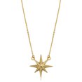 thumbnail image 1 of 10K Yellow Gold North Star Pendant Necklace, 18", 1 of 1