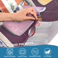 thumbnail image 5 of Yayeee Kitchen Curtains Tier Set of 2 Light Filtering 57"x24" Over Sink Window Panels, Purple Jam, 5 of 7