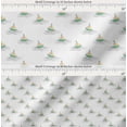 thumbnail image 2 of Soimoi White Cotton Voile Fabric Yacht & Waves Nautical Print Fabric by Yard 42 Inch Wide, 2 of 7