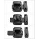 thumbnail image 3 of Cerradura de puerta de acero inoxidable con pestillo giratorio, aplicable a varias puertas, negro (grande) JAMW  Sencillez, 3 of 3