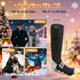 thumbnail image 5 of Electric Heated Socks for Men Women, 2023 Upgraded 5000mAh Rechargeable Battery Heat Socks, Gifts for Christmas, Winter Washable Thermal Socks Foot Warmer for Outdoor Camping, Skiing, 5 of 9