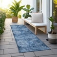 thumbnail image 6 of Addison Rugs Chantille Indoor/Outdoor Transitional Organic Navy Washable Runner Rug, 2'3" x 7'6", 6 of 6