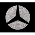 thumbnail image 5 of Tapas con logotipo de volante compatibles con Mercedes Benz (1.772 in), accesorios de emblema de volante de cristal de diamante para mujer W205 W212 W213 C117 C E S CLA GLA GLK Class brillar Electrónica, 5 of 5