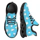 thumbnail image 1 of Zapatillas de deporte de malla con dibujos de dientes bonitos, cómodas, con plataforma y amortiguación de aire, para mujer, ligeras y a prueba de golpes, para correr, tenis, 1 of 6