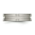 thumbnail image 4 of Titanium Polished 6mm Grooved Band, 4 of 8