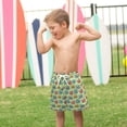 thumbnail image 4 of FORMRS Boys Swim Trunks Quick Dry Mesh Lining Beach Boardshorts, Sizes XS-XL, Cute Monsters Pattern, 4 of 7