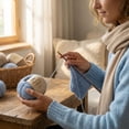 thumbnail image 6 of Hand Knitting Yarn with Merino Wool, Soft Premium Weaving Yarn for Knitting Needles Crochet Hooks, for Sweaters Scarves Blankets DIY Crafts Projects, 6 of 6