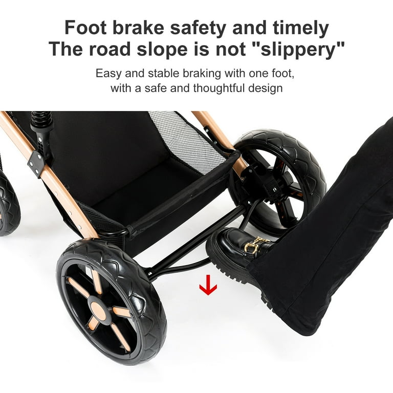 Baby Stroller 2 in 1 Travel System with Bassinet Unisex Khaki Walmart