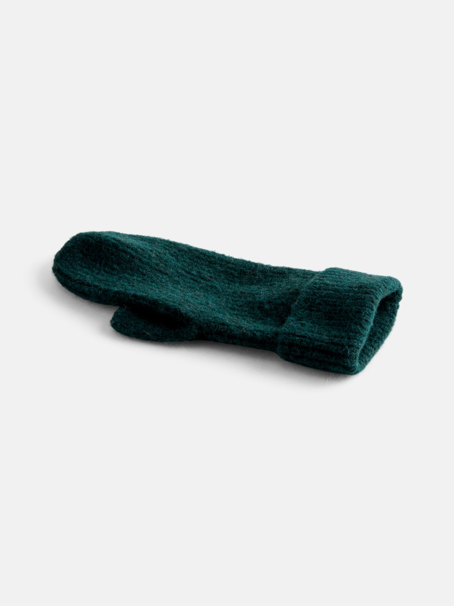 Scenario Women's Rib Mittens, Green