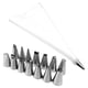 thumbnail image 1 of sweethay Cake Decorating Tools with Icing Bag Pastry DIY Using Nozzles Cupcake Kit Making Restaurant Accessory Steel Cream Props Type3 NO3, 1 of 6