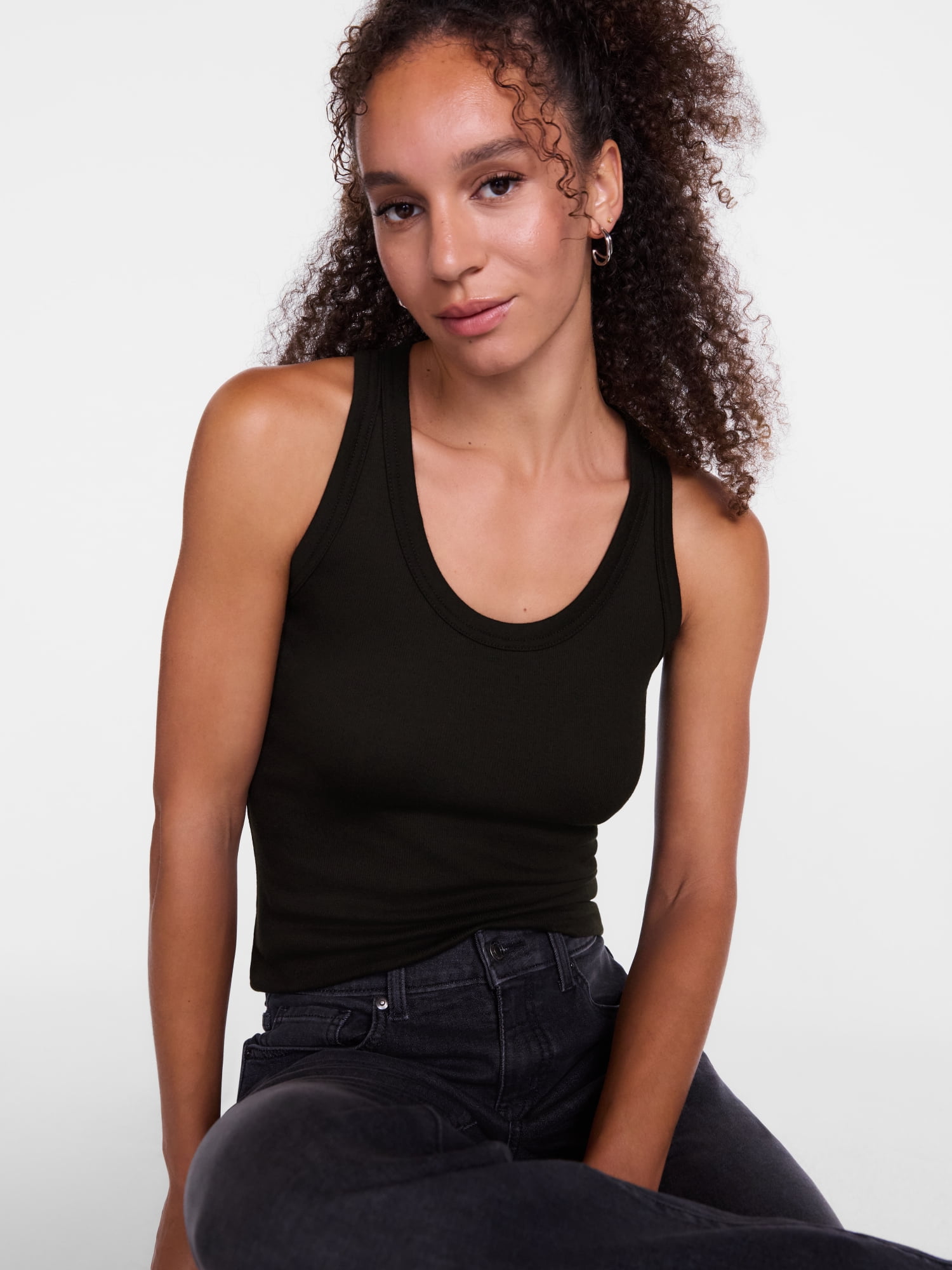 Scenario Women's Rib Tank Top, Sizes XS-XXXL