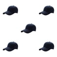 thumbnail image 3 of maskred Casquette de Sport Sangle Réglable Protection Solaire pour Activités Extérieures Style Sportif Polyester Casquette de Baseball Universelle Bleu Foncé 5Ensemble, 3 of 6