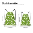 thumbnail image 4 of Drawstring Backpack - Funny Sheep Doing Yoga Splash Proof Small Drawstring Gym Bag for Women Men, Cinch Sports String Bag Backpack for Travel Swimming Beach, 4 of 8