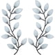 thumbnail image 1 of 2 uds decoración de pared Metal hoja de árbol entrada estilo moderno vid rama de olivo arte de pared, 1 of 6