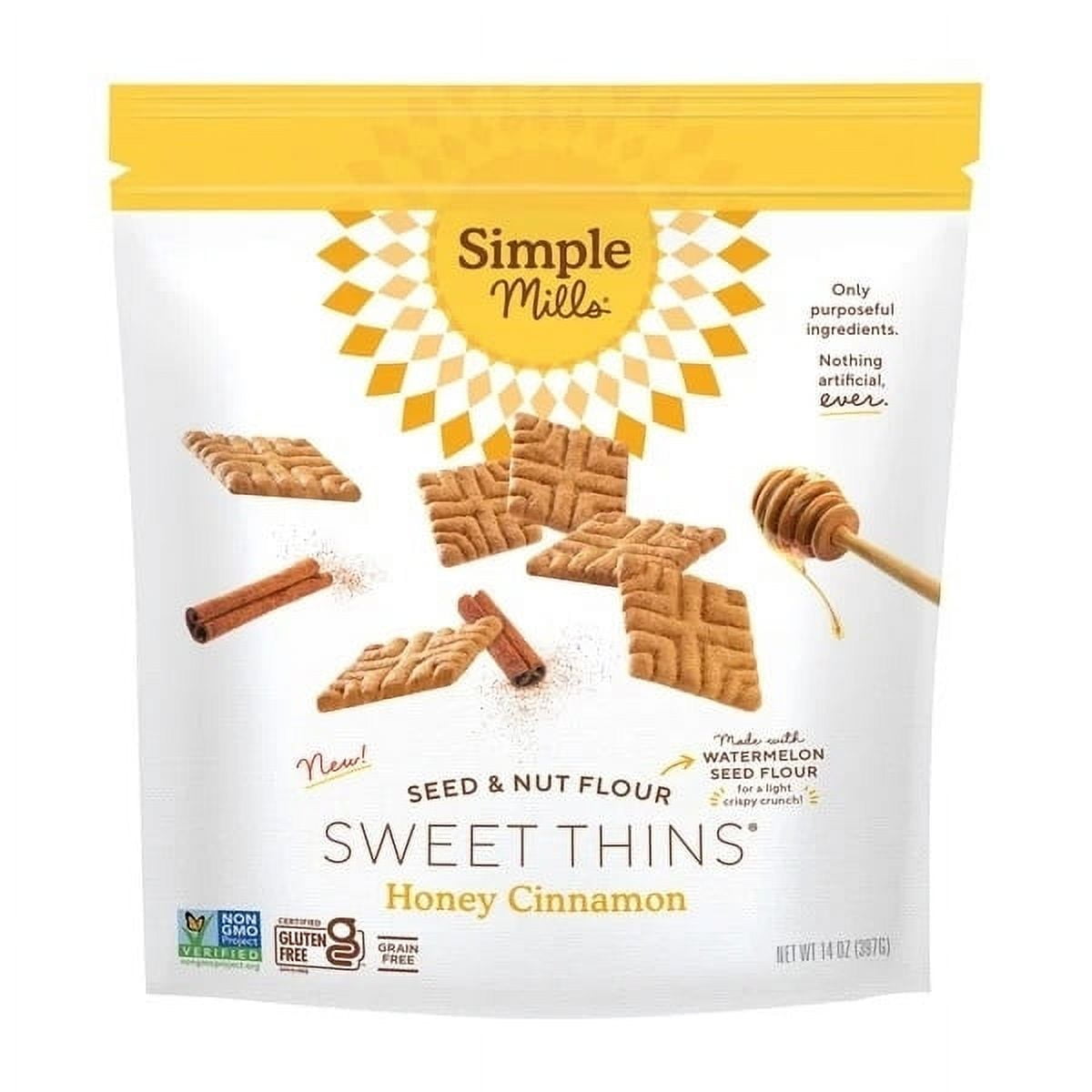 Simple Mills Honey Cinnamon Sweet Thins 14 Ounce