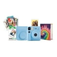 thumbnail image 2 of Fujifilm instax Mini SE Instant Camera Bundle with Case, 10 Pack Film, Album, and Frame Stickers, Light Blue (Value Bundle), 2 of 16