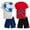 Grey Soccer/Red Basketball, variant on RBX Boys' Active Shorts Set - 4 Piece Poly Stretch Graphic T-Shirt and Gym Shorts for Boys (Sizes: 8-12)