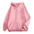 thumbnail image 6 of Women's Zip Up Hoodie Long Sleeve Pullover Casual Cancer Awareness Sweatshirt with Pocket for Everyday Wear Comfort, 6 of 6