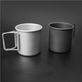 thumbnail image 3 of Taza De Agua Para Acampar De Aleación De Aluminio De 300 Ml Taza Portátil Para Exteriores Taza De Titanio Plegable Taza De Utensilios De Cocina Fácil De Limpiar Con Asa Para Cocinar Al Aire Libre sonducket HA025791-00, 3 of 7