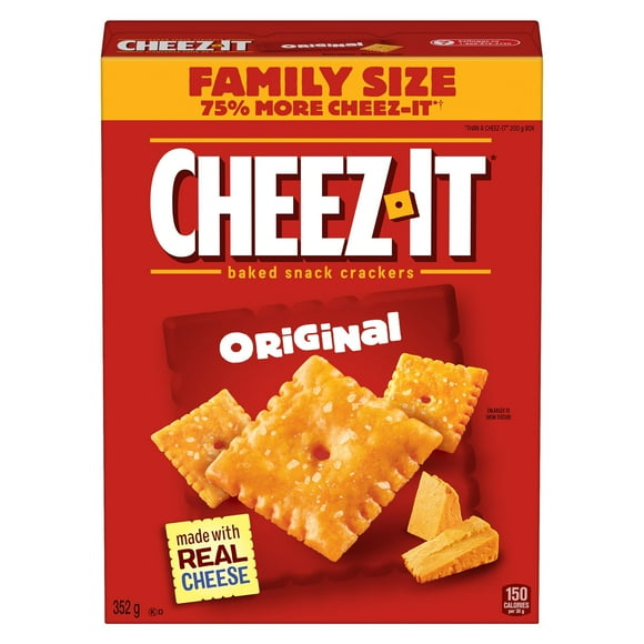 Cheez-It* Baked Snack Crackers Original 352 g, 352g