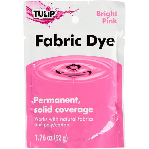 Tulip Permanent Fabric Dye Bright Pink, Solid Coverage
