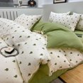 thumbnail image 1 of Korean Bed Sheet Set  Foam Cotton Small Floral Four Piece Set Dormitory Bed Three Piece Set Quilt Set, 1 of 7