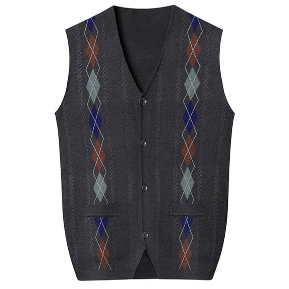 Christmas Sweaters for Women Men's Autumn And Winter 2025 Sleeveless Knitted Oversized Woolen Vest Sweater Vest Casual Sweater Ugly Christmas Sweaters