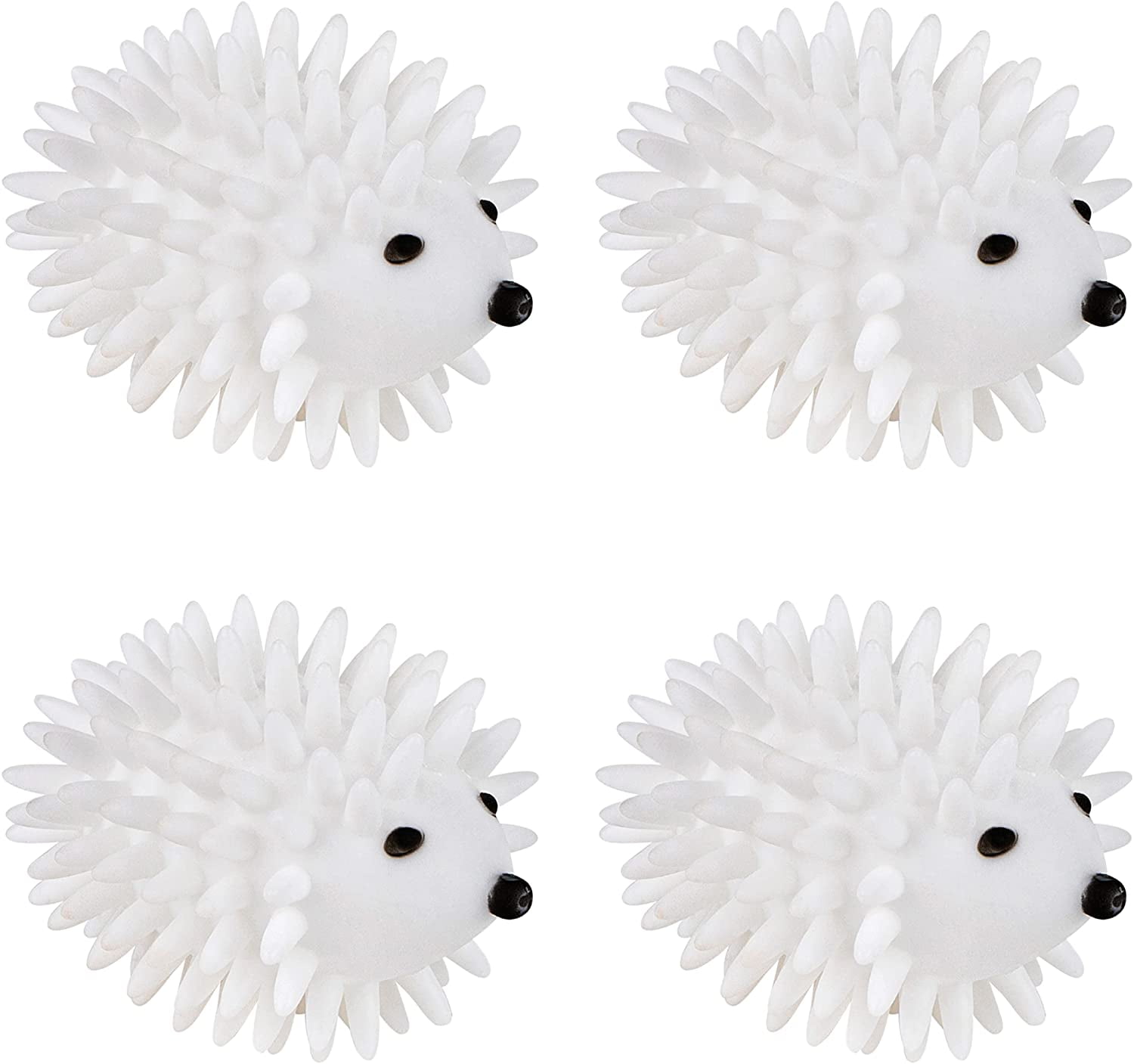 Goodwill Dryer Balls - Natural alternative to dryer sheets and fabric softeners. The reusable hedgehog dryer ball reduces drying time, fewer clothes wrinkles and less static cling. (4-PACK)