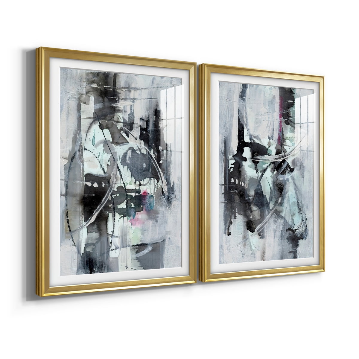 Wexford Home Indian Lore I Premium Framed Print, 22.5" x 30.5" - Ready to Hang, Gold (Set of 2)
