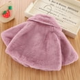 thumbnail image 4 of 0-2 Years Infant Baby Girls Cape Cute Cloak Warm Winter Outwear Jacket Coat, 4 of 9