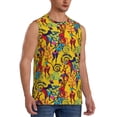 thumbnail image 2 of Balery Dancing African Womens Camisetas sin mangas para hombre, absorbe la humedad y protege contra el mal olor.-3X-Large, 2 of 7
