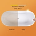 thumbnail image 6 of CLEARANCE! 65" Acrylic Free Standing Tub - Classic Oval Shape Soaking Tub, Adjustable Freestanding Bathtub with Integrated Slotted Overflow and Chrome Pop-up Drain Anti-clogging Black, 6 of 9