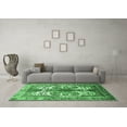 thumbnail image 3 of Ahgly Company Indoor Round Persian Emerald Green Traditional Area Rugs, 6' Round, 3 of 4