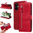 thumbnail image 2 of Estuche de Cuero PU con Cierre para OnePlus Nord CE 3 , Funda Protectora con Billetera y Correa, 2 of 6