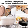 thumbnail image 7 of Pofeuu Fall Gnomes1 Print Thickened Mini Silicone Oven Mitts Heat Resistant, Rubber Oven Mitt Gloves, Finger Pinch Grips, Pot Holder, Silicone Potholder, 7 of 7