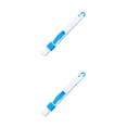 thumbnail image 4 of Matsuzay 2 en 1 cepillos de limpieza de ranuras de ventana teclado sanitario hogar azul/púrpura cocina multiusos herramientas de limpieza azul Azul 2piezas, 4 of 6