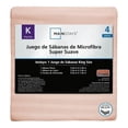 thumbnail image 1 of Juego De Sábanas Mainstays King Size Liso Blush, 1 of 4